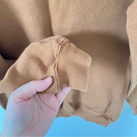 H&M Earthy Brown Relaxed Fit Crewneck Sweatshirt - Picture 3 of 5